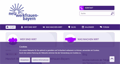 Desktop Screenshot of netzwerkfrauen-bayern.de